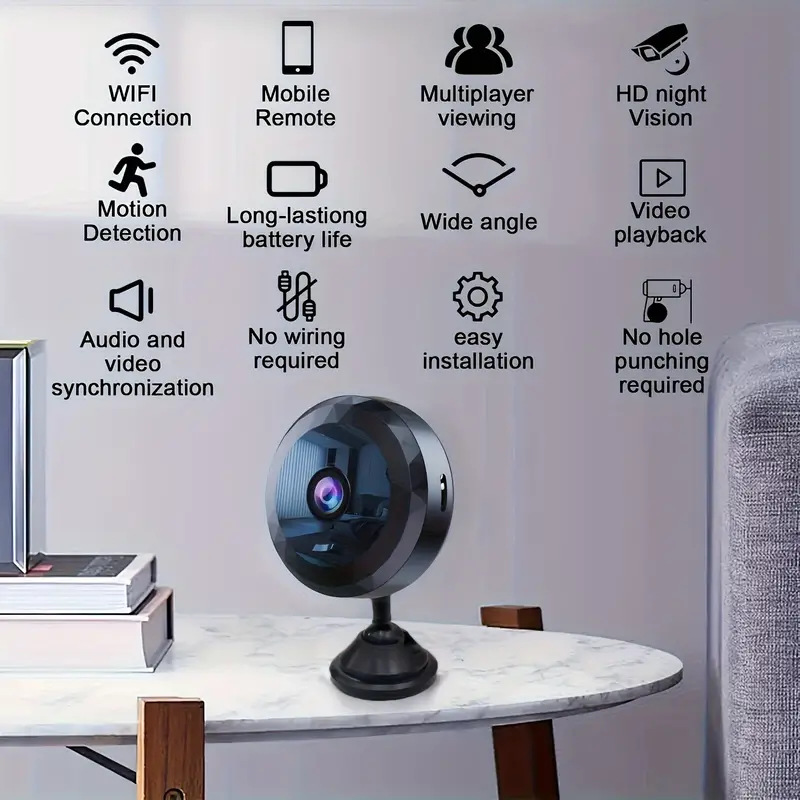 Wireless Network Security Camera WiFi HD Surveillance Camera Diamond - Image 2
