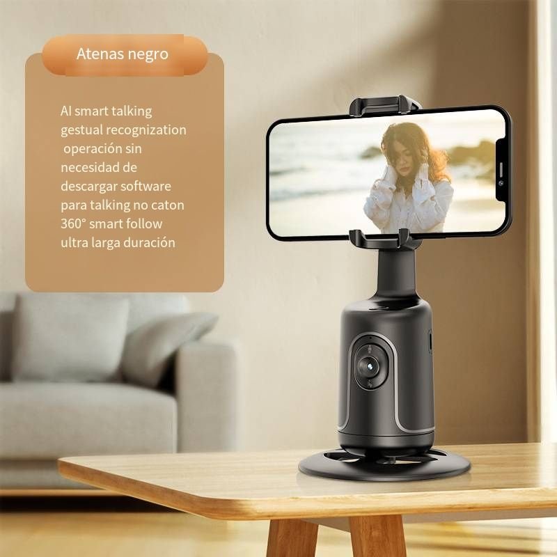 Auto Tracking Phone Holder with 360 Rotation - Image 2