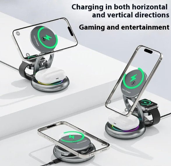 3 in 1 Wireless Rotatable Charger - Image 4