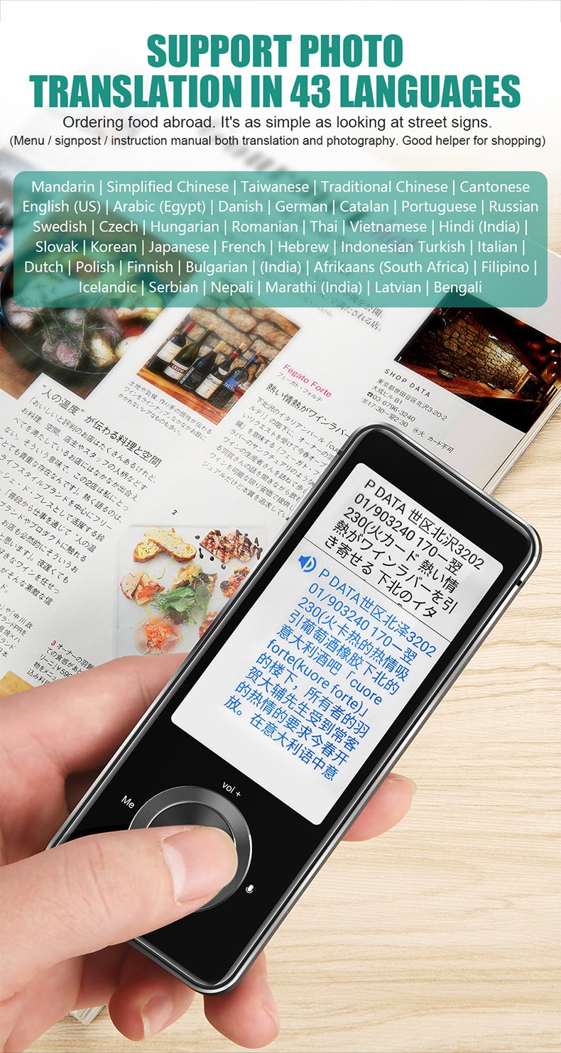 M9 Smart Voice Translator with WiFi and Camera - Image 3