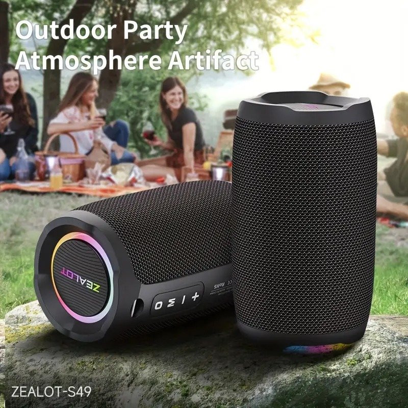 Portable Waterproof Bluetooth Subwoofer Speaker with Bass - Image 8