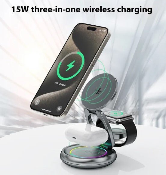 3 in 1 Wireless Rotatable Charger - Image 5