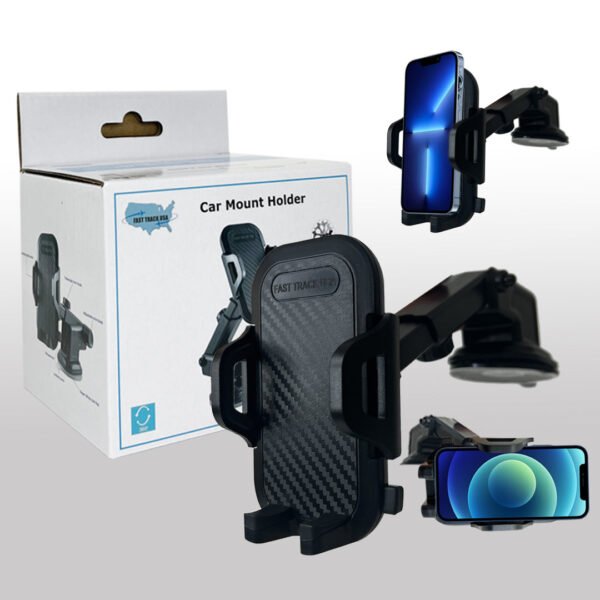 Flexible Car Phone Mount with 360 Rotation