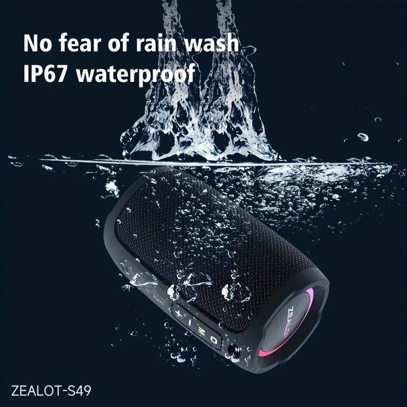 Portable Waterproof Bluetooth Subwoofer Speaker with Bass - Image 6