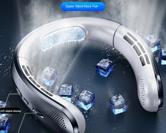 Neck Breeze Portable Fan with Display - Image 6