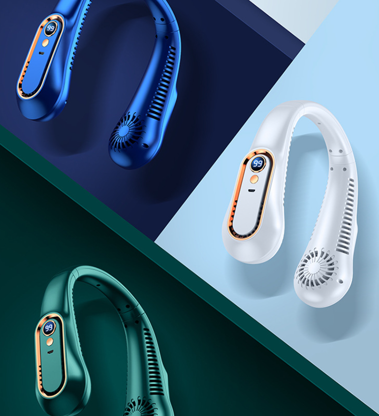 Compact Neck Air Cooler with Display - Image 2